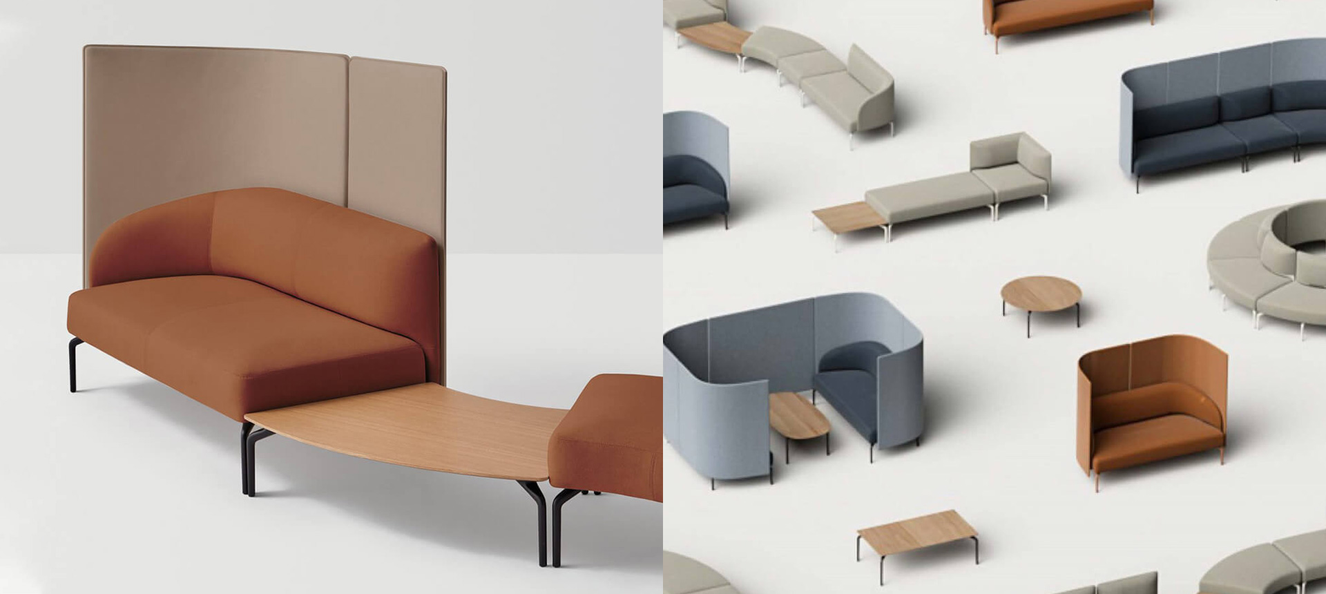 Pearson Lloyd's Kern seating is informed by interaction and flexibility in spaces