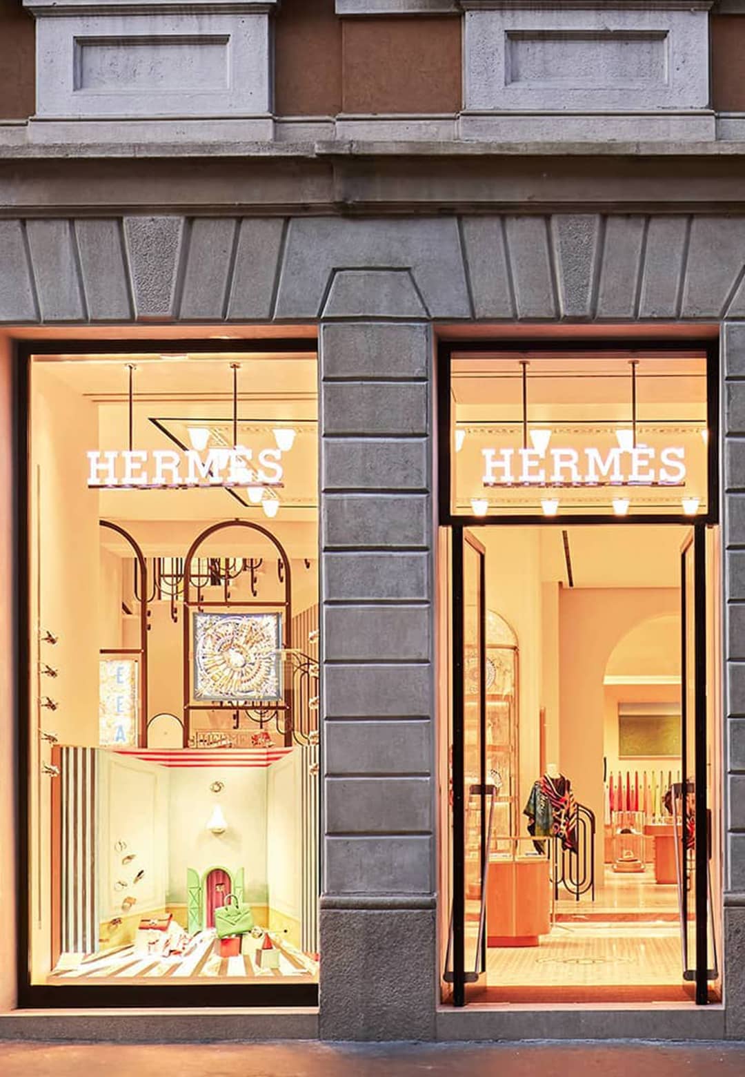 A Hermès Window Display from Luca Nichetto: Mythological