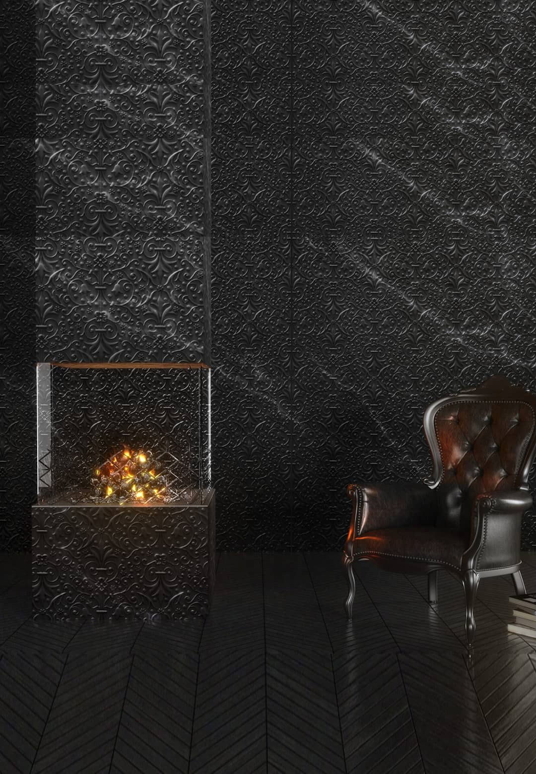 Marcel Wanders studio designs new fireplace for Element4