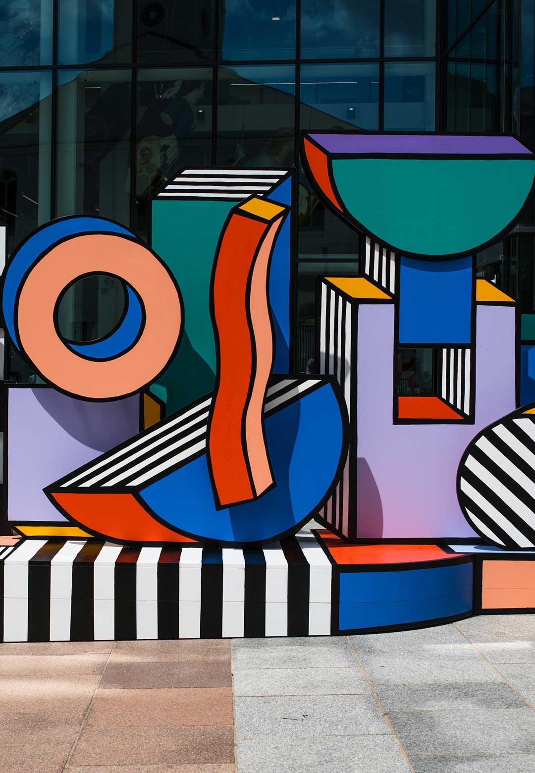 Camille Walala's latest installation references pop-art paintings ...