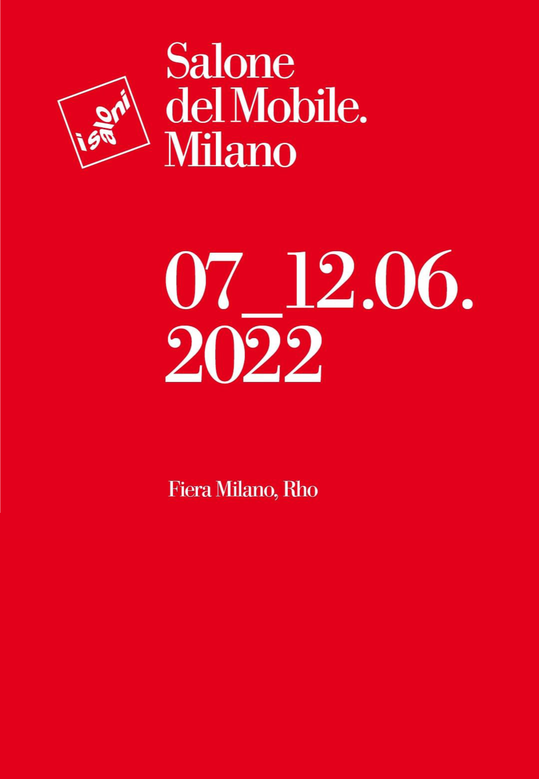 Salone del Mobile.Milano rescheduled to June 2022