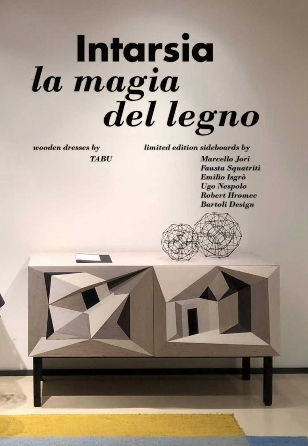 Laurameroni's 'Intarsia la magia del legno' is a capsule collection of dresses and furniture