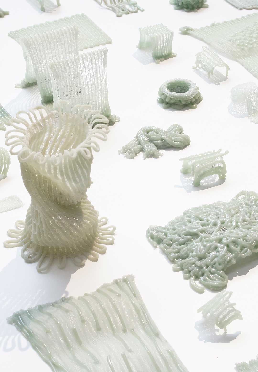 Sarah Roseman creates Soft Silica knitted out of glass fibres