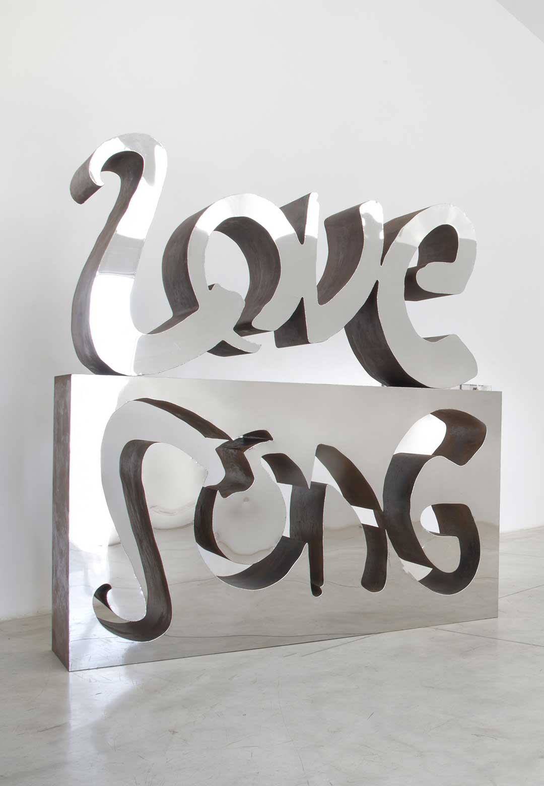 Ron Arad sculpts 'Love Songs' in both marble and paper