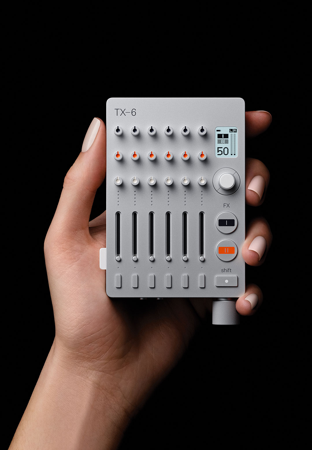 Teenage Engineering's ultra-portable mixer TX-6 is the smallest of its kind