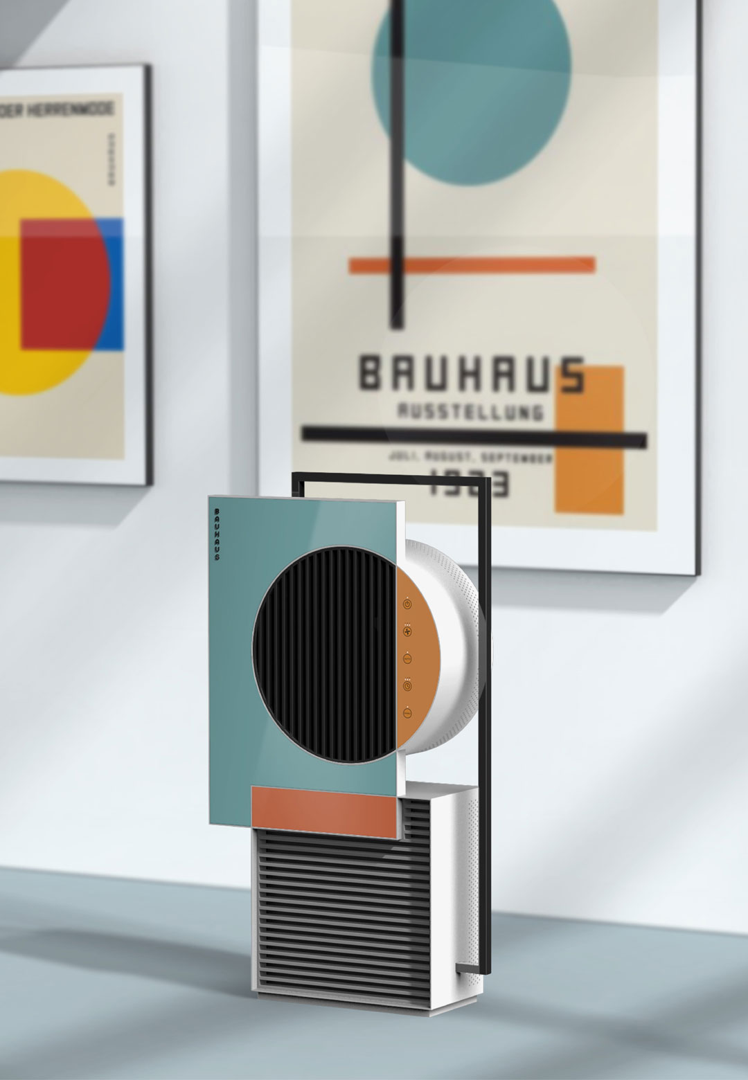 Lee Keereem’s air purifier design emulates ideas of the Bauhaus style