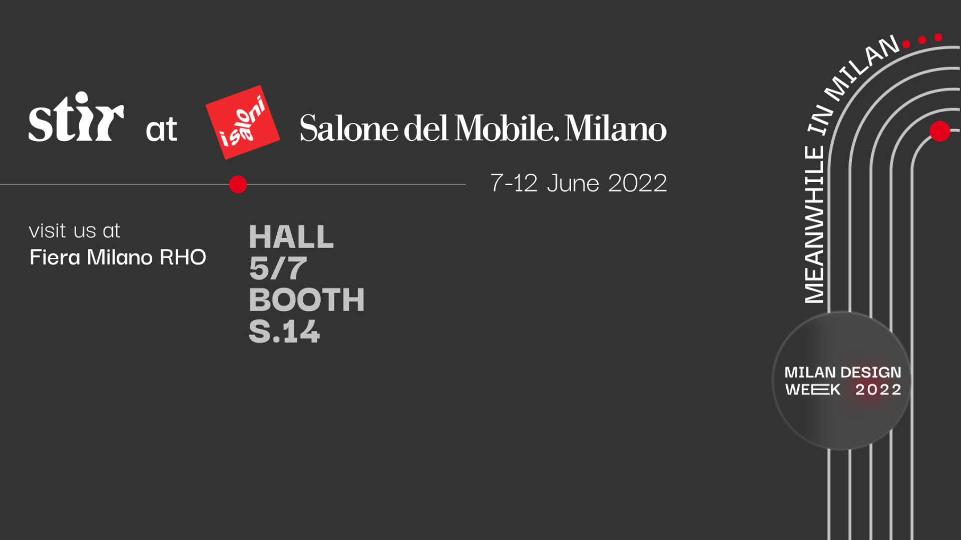 The new dates of the Salone del Mobile.Milano 2022