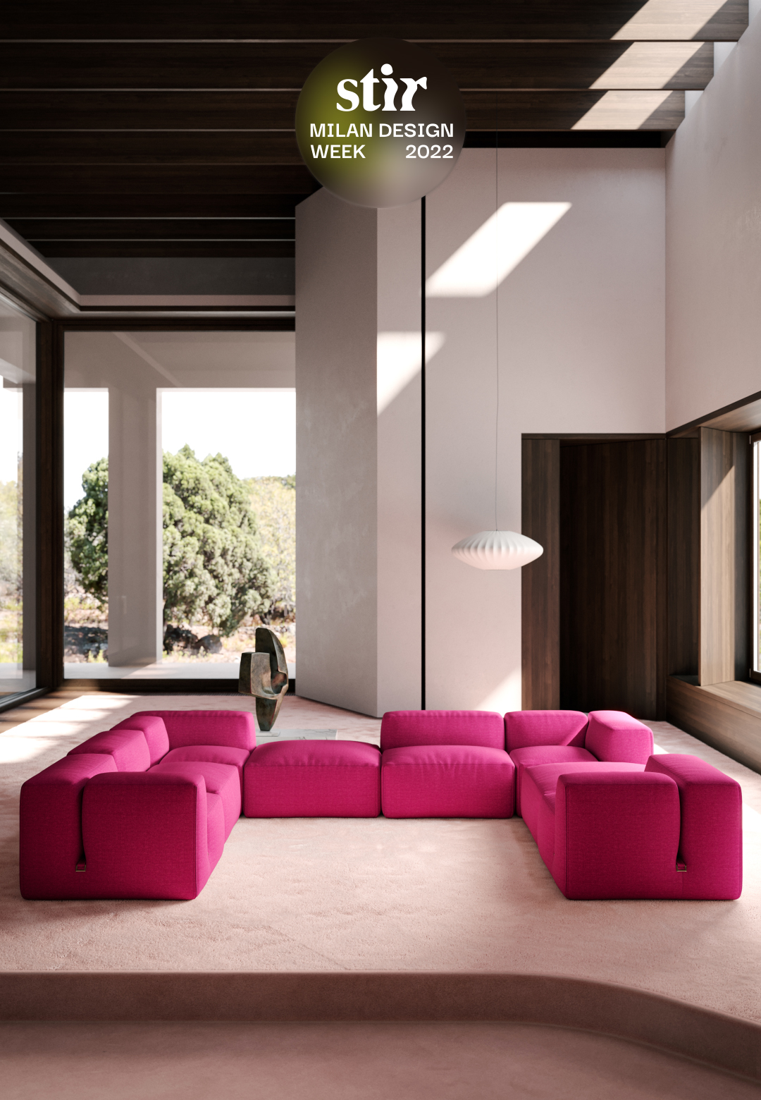 Tacchini announces revised edition of Le Mura sofa by Mario Bellini