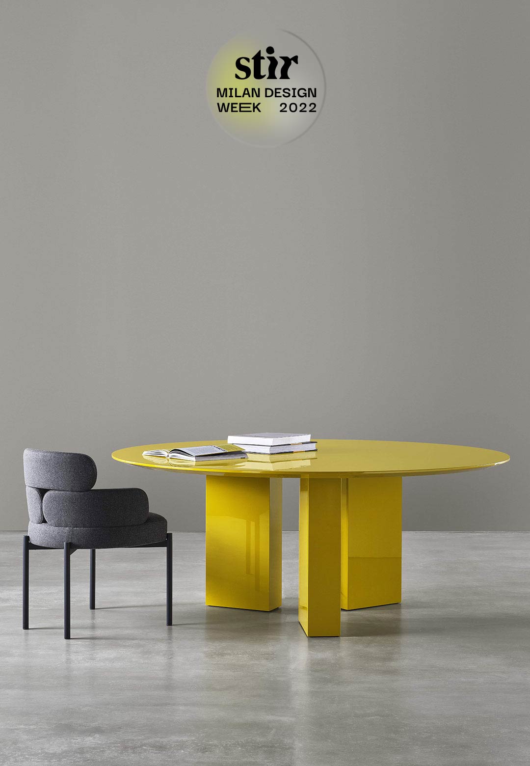 Meridiani unveils monolithic version of Plinto Table at Salone 2022