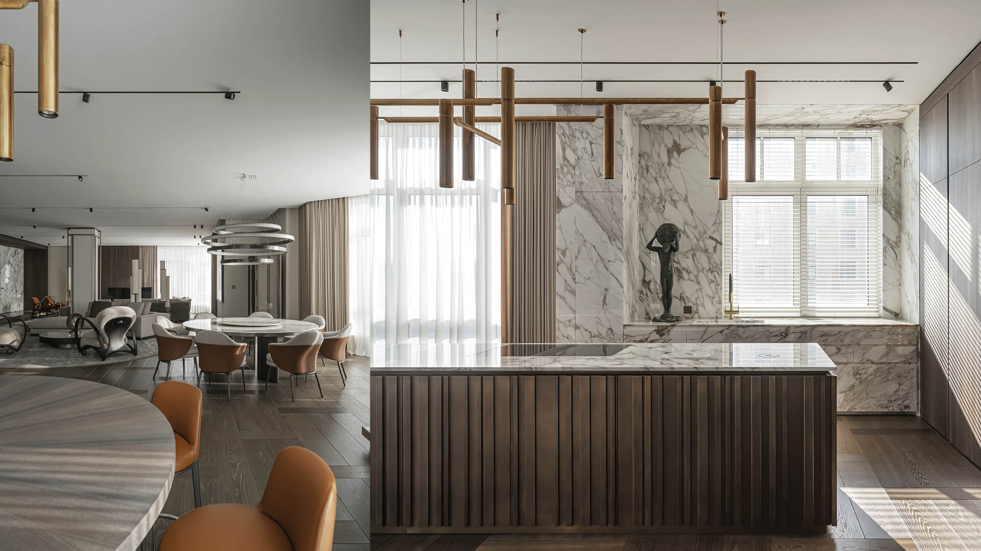 YODEZEEN infuses an air of contemporary luxury into the ‘Grand Apartment’ in Kyiv