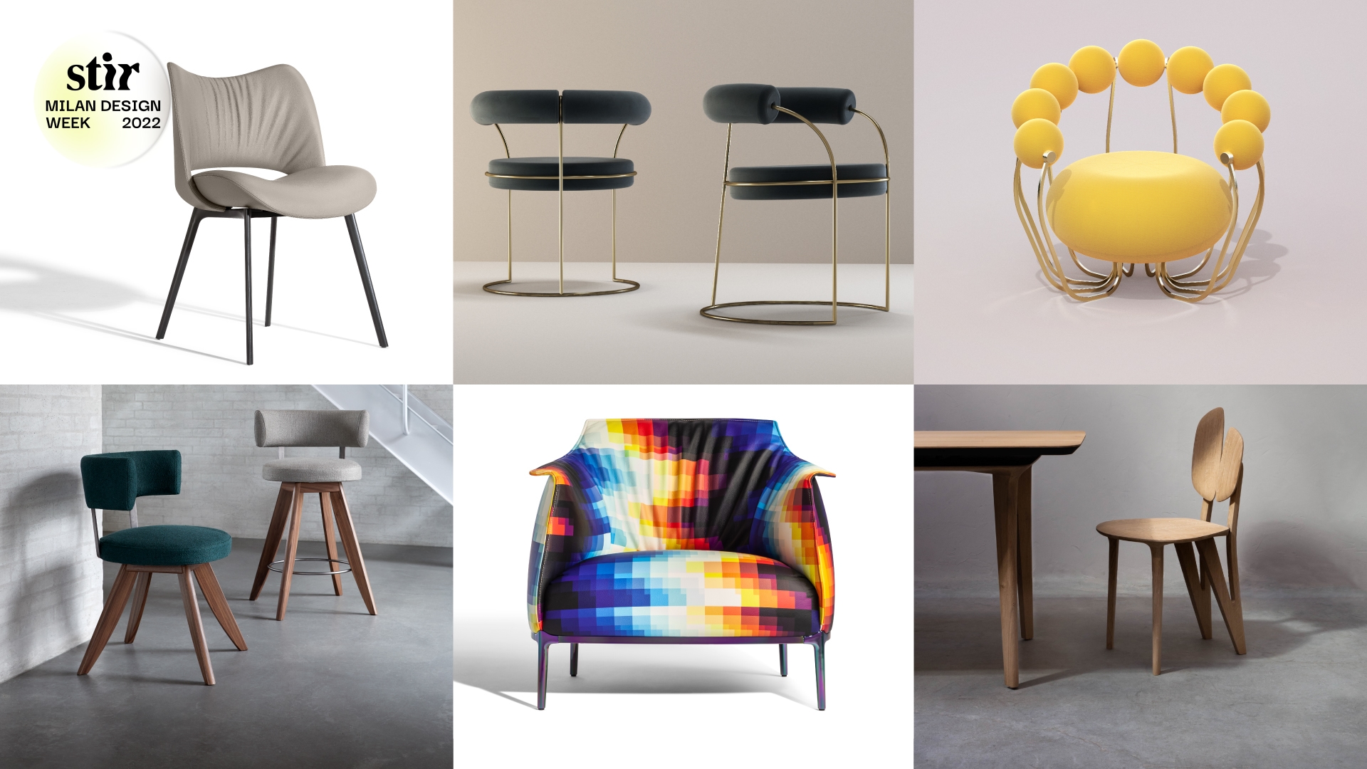 Salone 2022 calls attention to innovation and artistry in chair designs