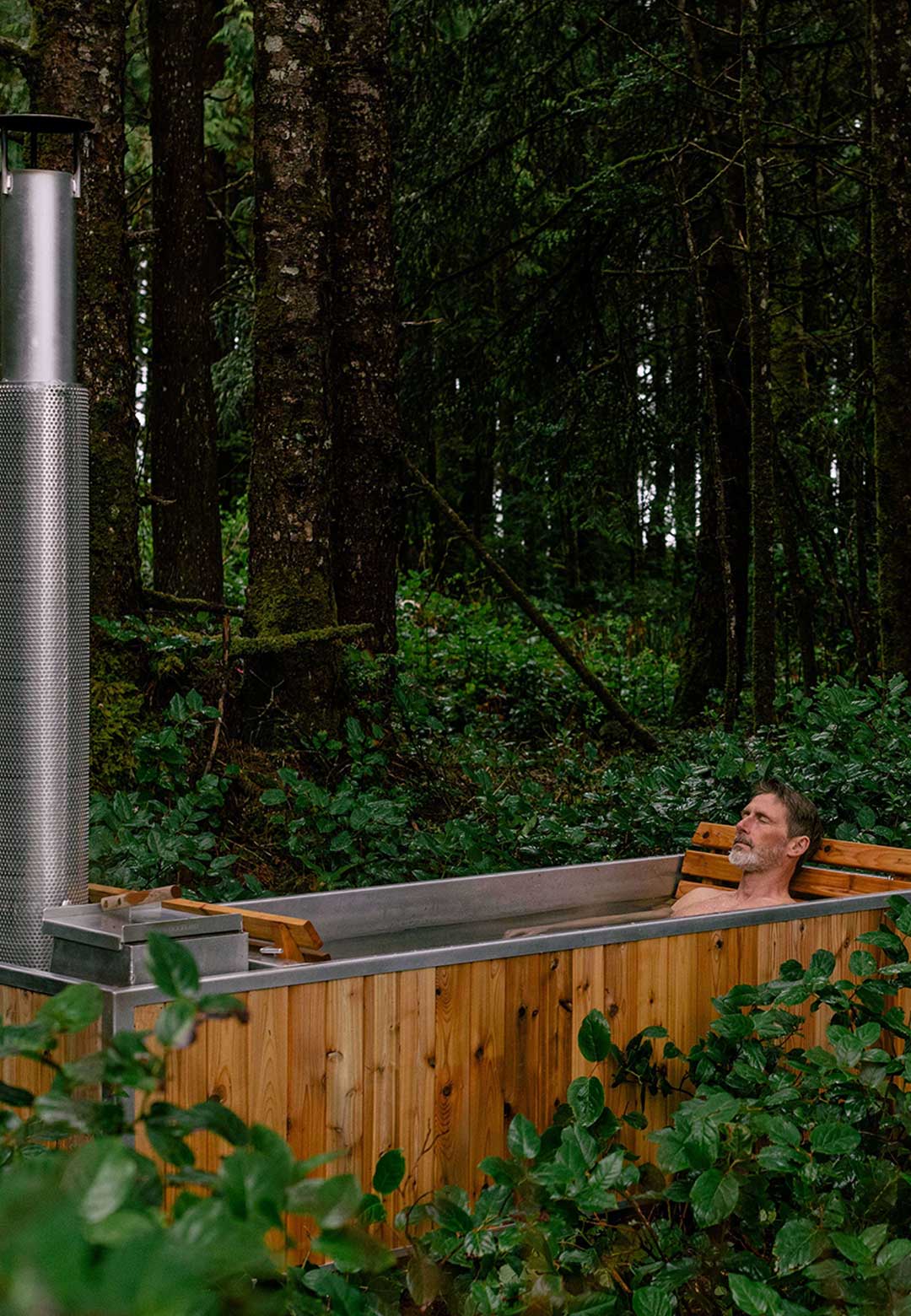 Goodland's Hot Tub exemplifies a slow-living glamping experience