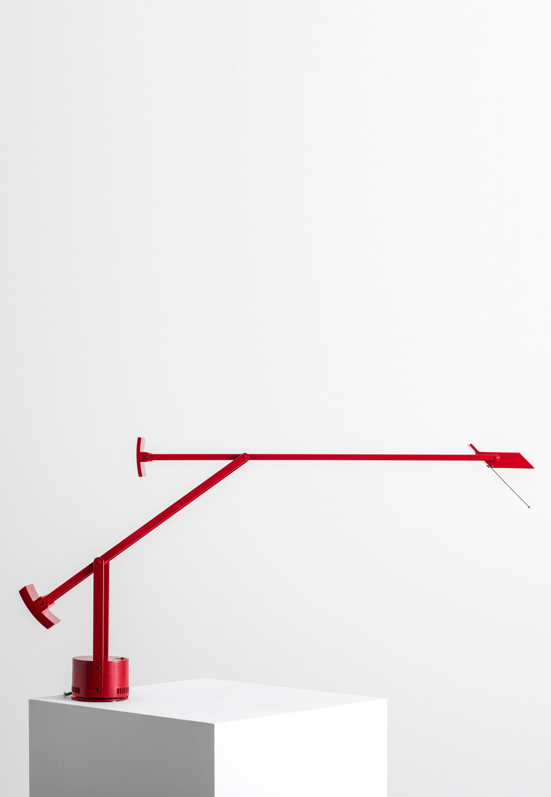 Richard Sapper’s iconic Tizio lamp gets a revamp in red for its 50th anniversary