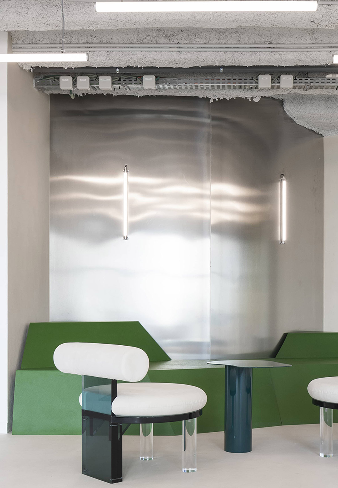Cobra Studios channels neo-futuristic furniture design for a Brussels office