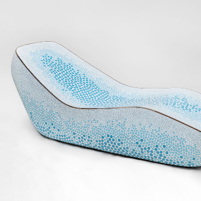 Marc Newson abstracts traditional Greecian colours for solo exhibition at Gagosian
