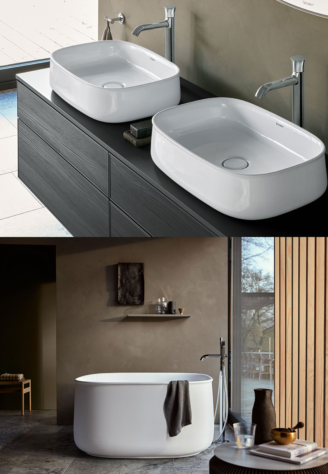 Lavabo - Thin-Rim Design Over The Counter Wash Basin