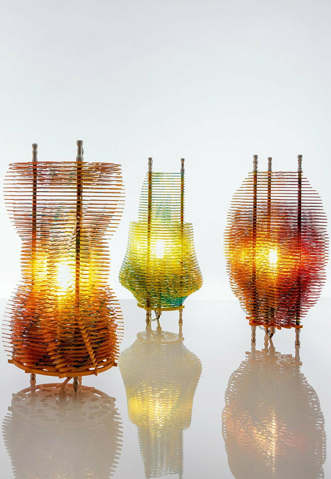 Taschen unveils a limited edition series of Jorge Pardo's illusive Brussels Lamps