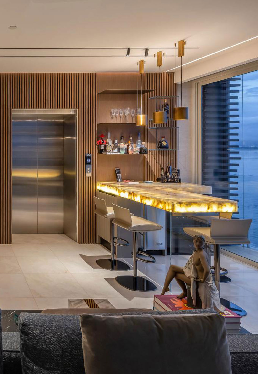 Laurameroni's custom bar designs inject luxurious hospitality into residences