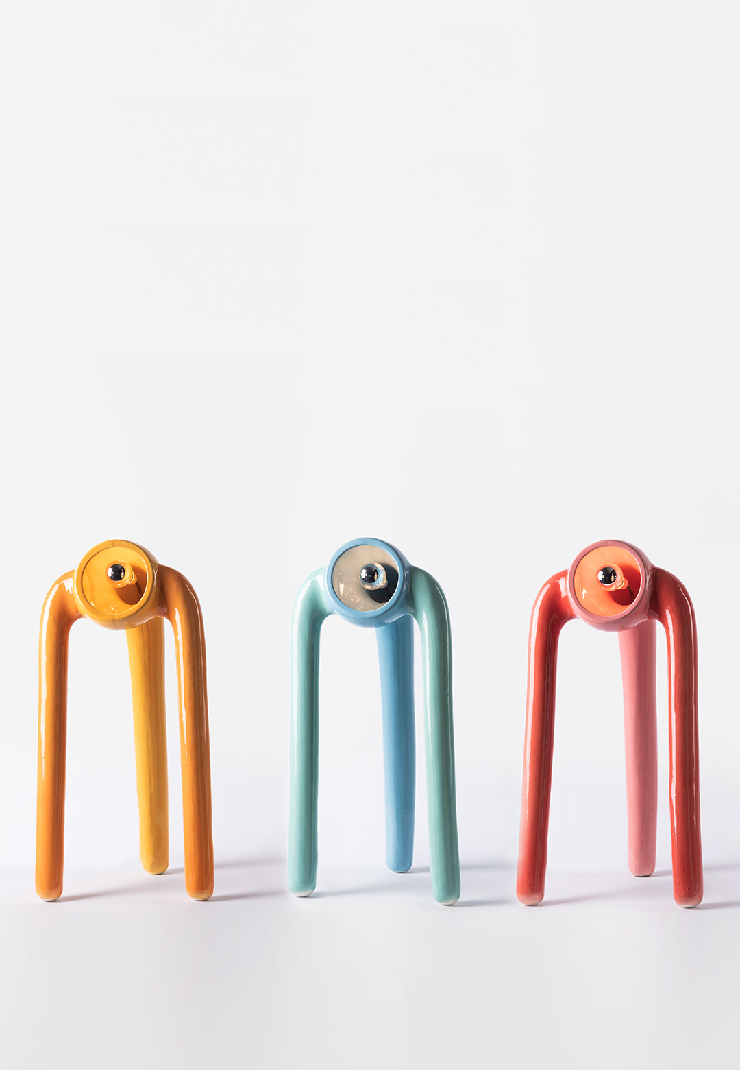 Marcelo Suro grasps a playful route on lamp design with The Pink Robots Won