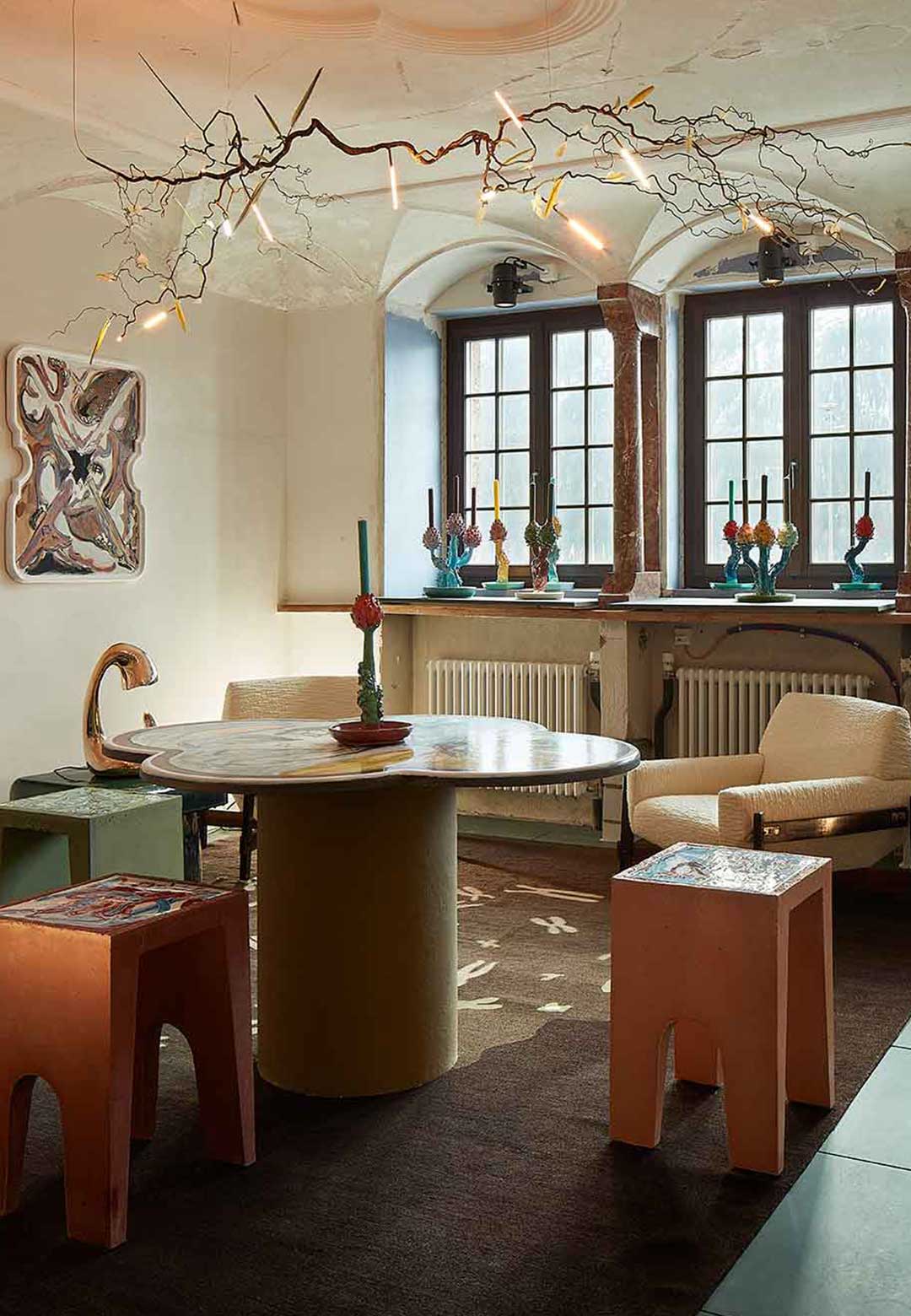 A journey from vintage to contemporary designs at the Nomad St Moritz exhibition