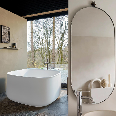 Monolithic basins to sculptural mirrors: 10 bathroom accessories that pack a punch