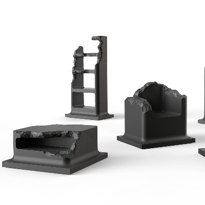 Gufram x Snarkitecture to unveil five hand-sculpted pieces at Milan Design Week 2023
