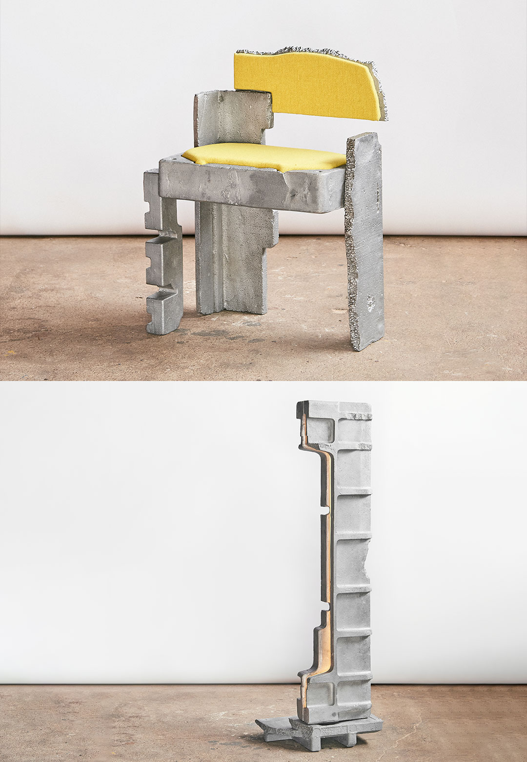 Madeline Isakson presents styrofoam furniture at NYCxDesign