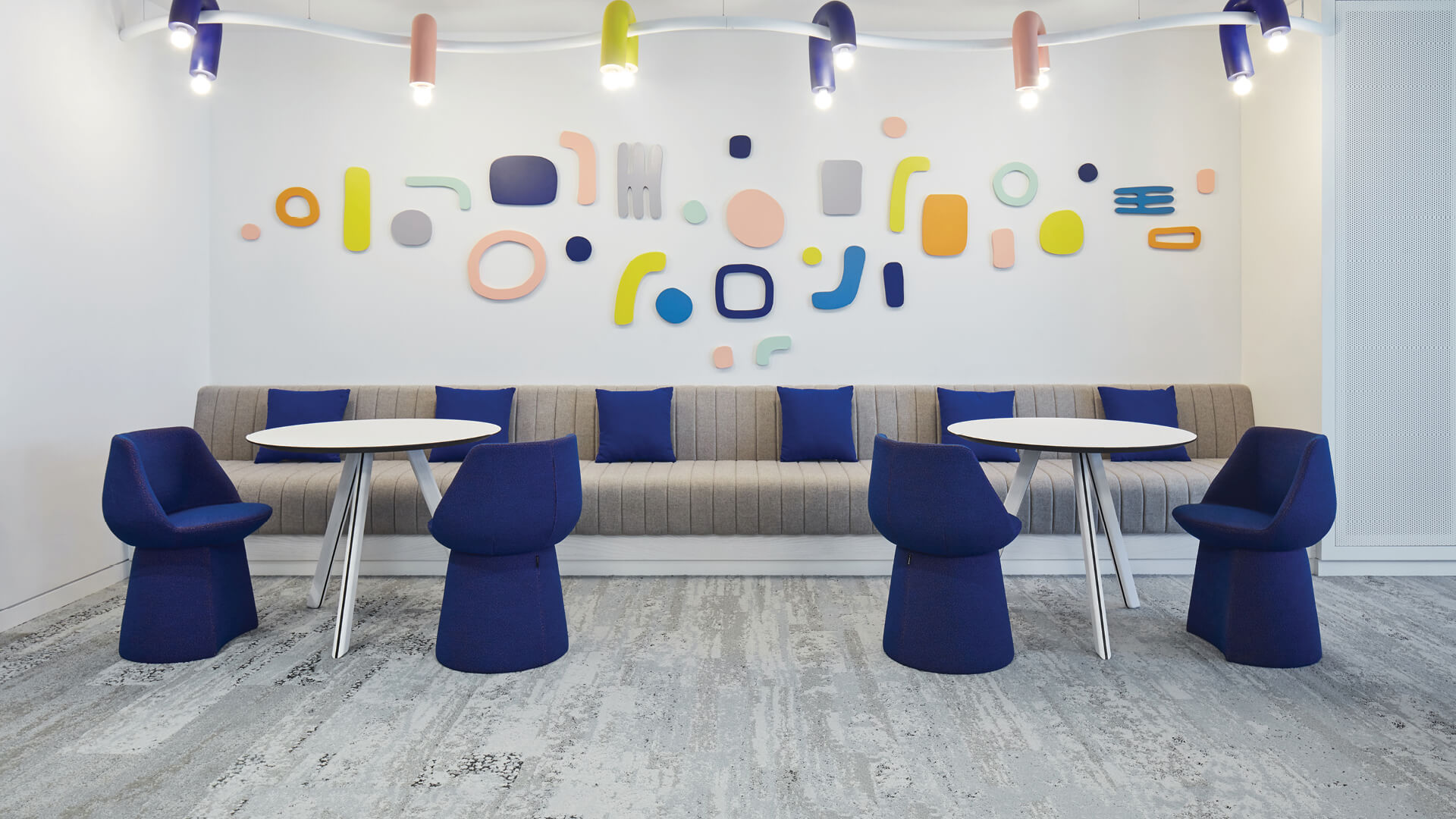 Roar’s cheery workspace interiors for Early Childhood Authority champions child’s play