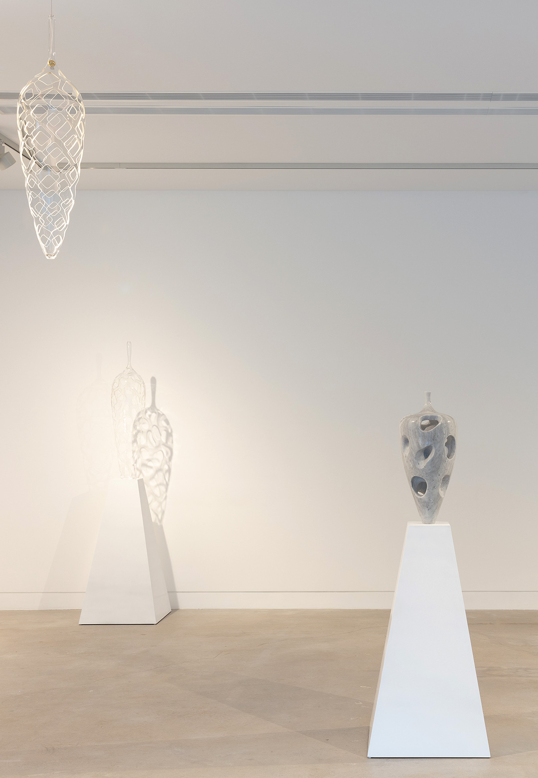 Yusuke Takemura's 'Connectivity' meditates on mind-body dualism with glass sculptures