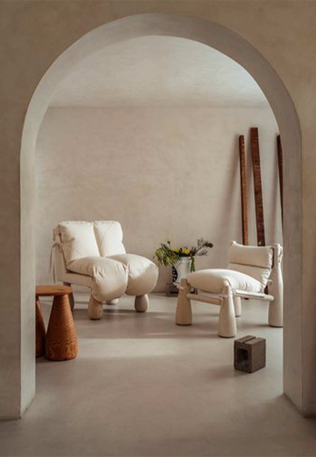 Dreamy and joyful, Sam Klemick’s 'Collection Two' furniture employs salvaged materials