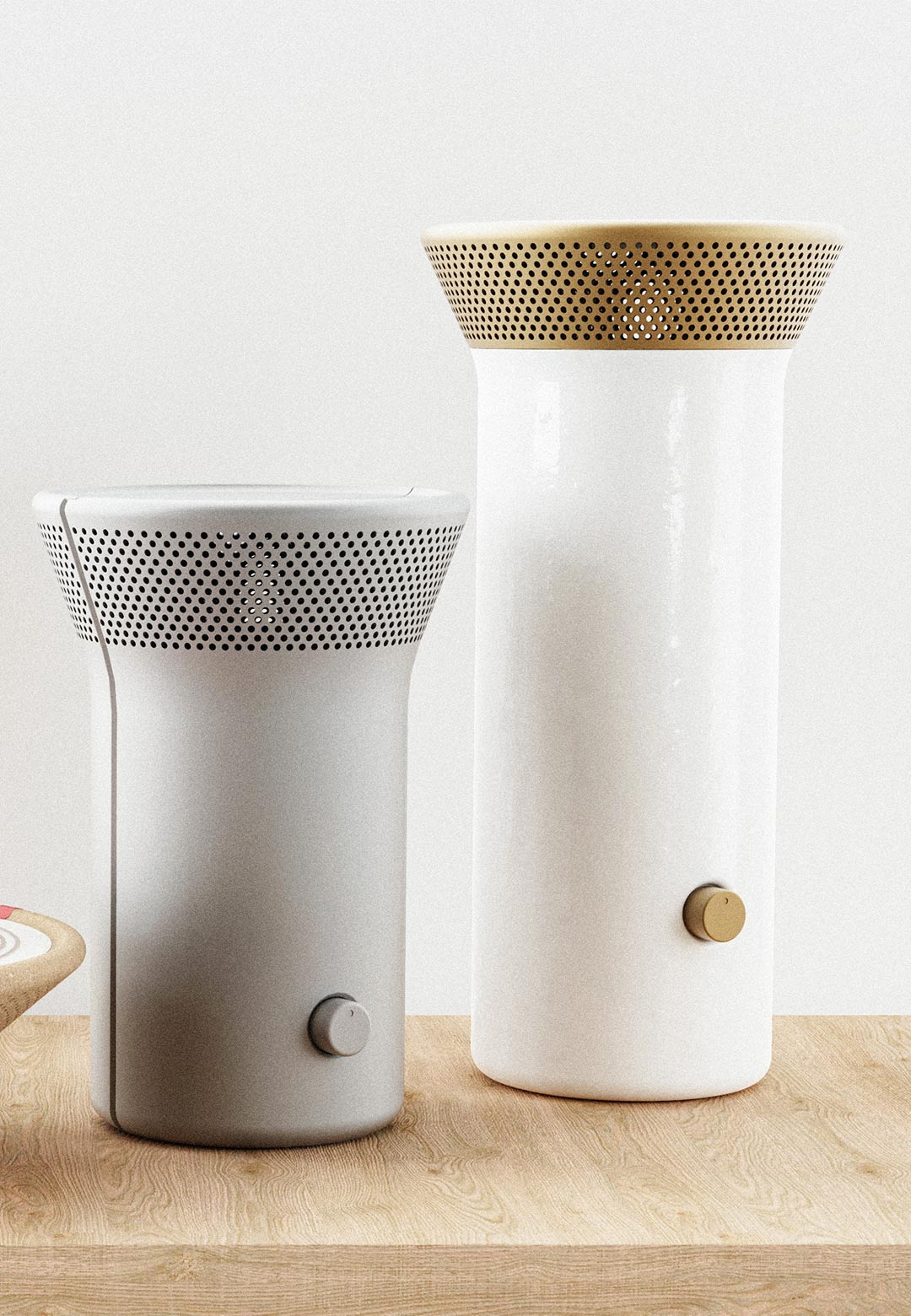 FROLIC Studio’s smart speakers are attuned to four types of sustainable design facets