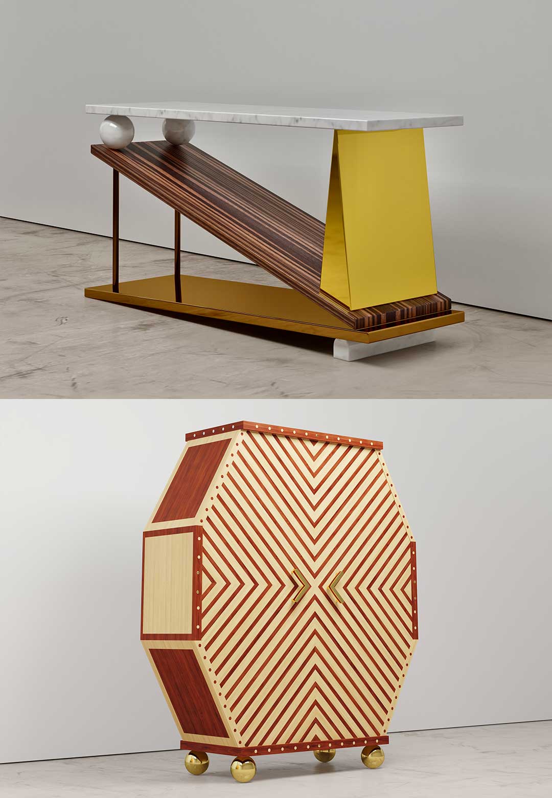 Troy Smith contrives eclectic furniture designs that joyously blend function with art