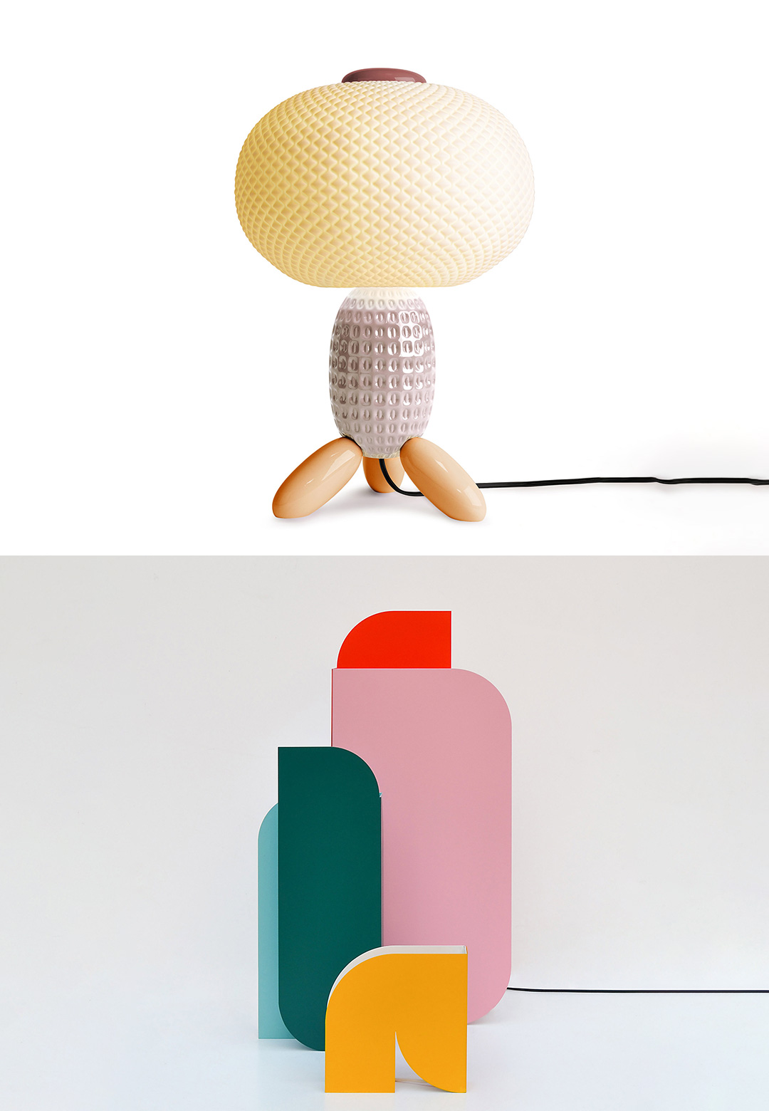 Ten table lamps that shine a light on form, materiality and technique in lighting design