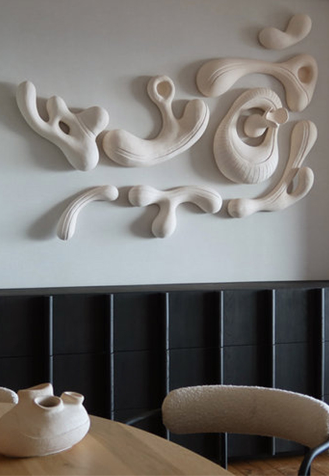 ‘Chance and Chaos’: A ceramic wall mural inspired by nature's fury and tranquility