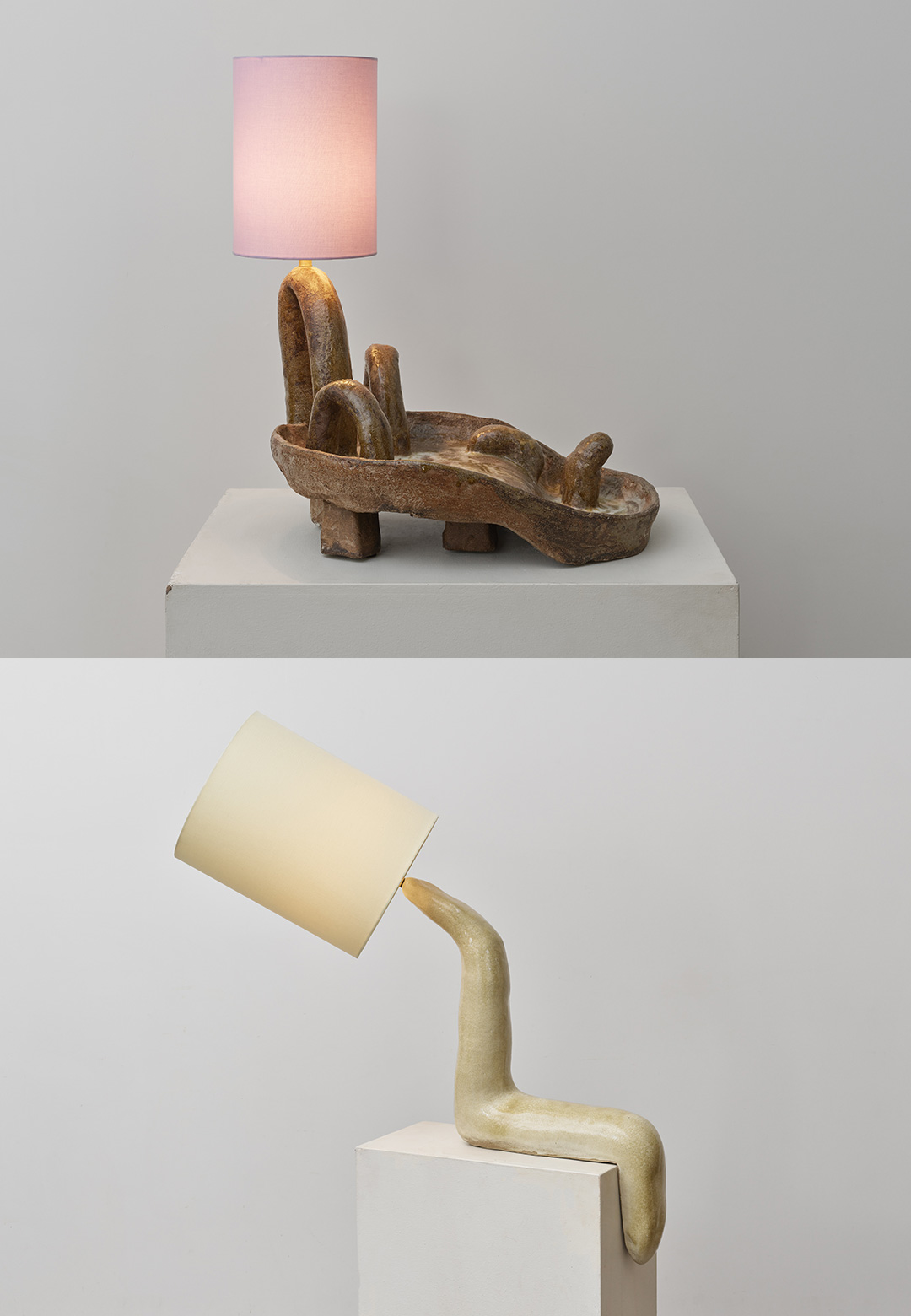 Carmen D’Apollonio crafts anthropomorphic lamps imbued with familiar human postures