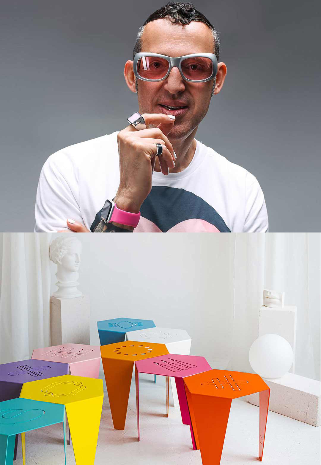 Karim Rashid STIRred 2023 with a series of eclectic and vibrant designs