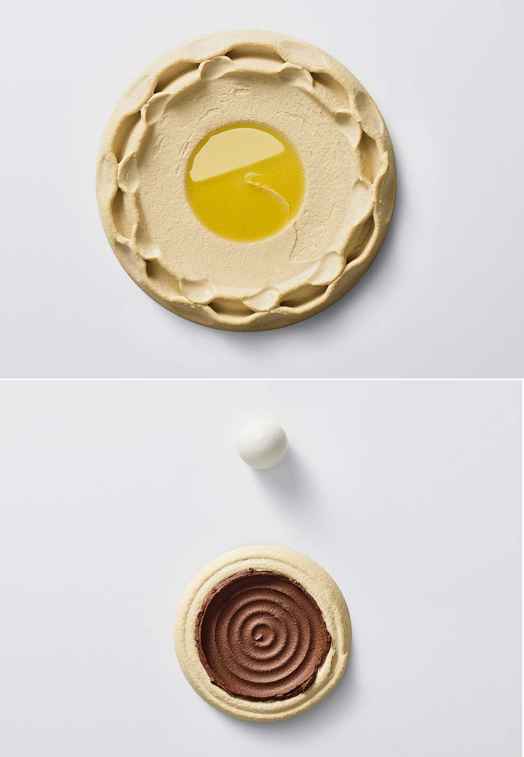 ‘Speculative Hummus’ by Reddish Studio explores the process of jigger through traditional hummus plating