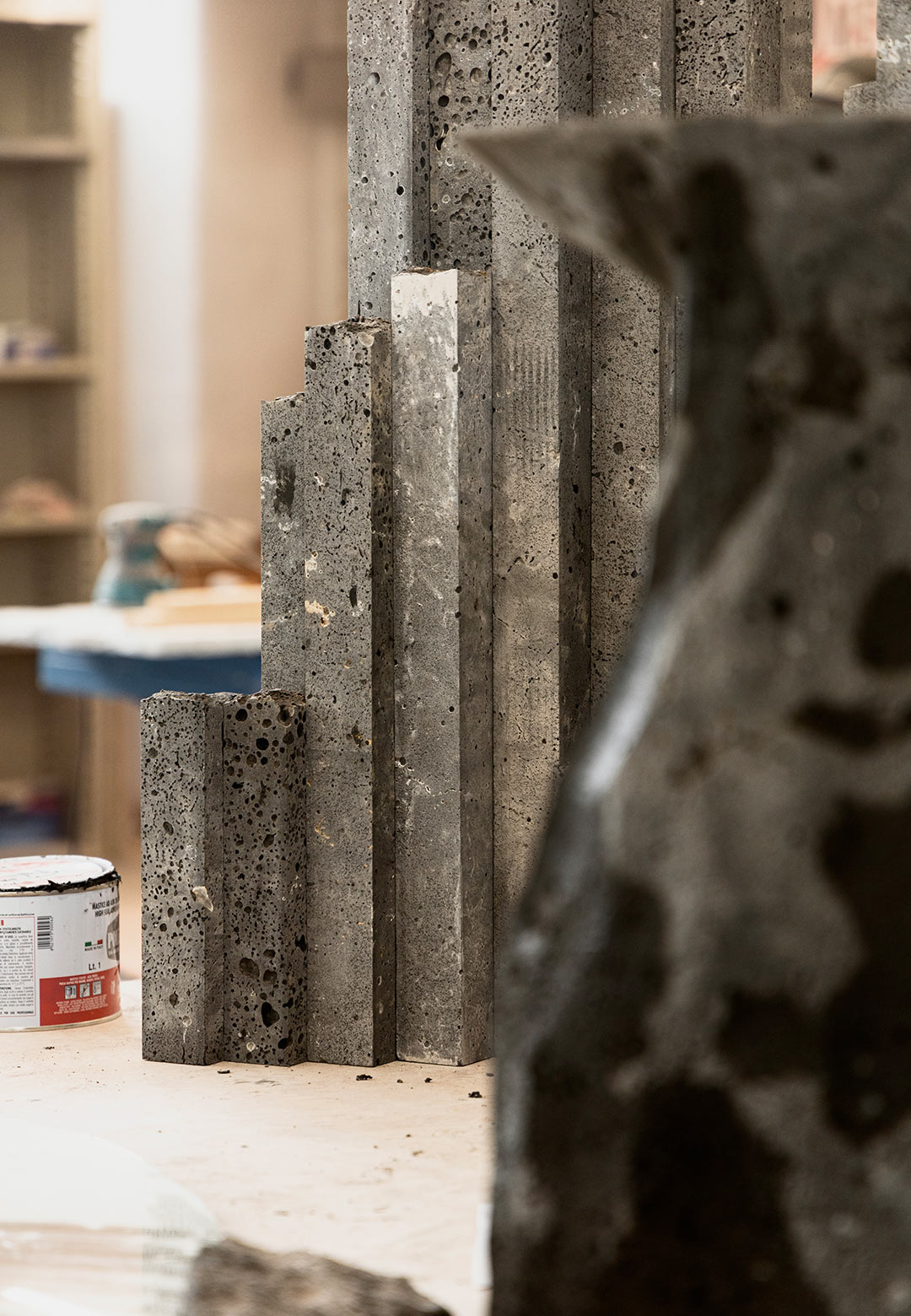 Andrés Monnier showcases 'Connexico', the lava stone collection at Milan Design Week