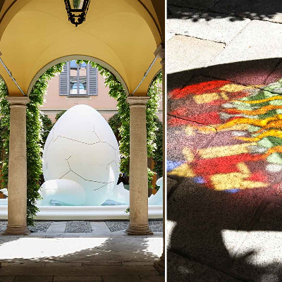 Symbolism echoes across Alessi's 'Myth Makes Belief', traversing imaginative realms