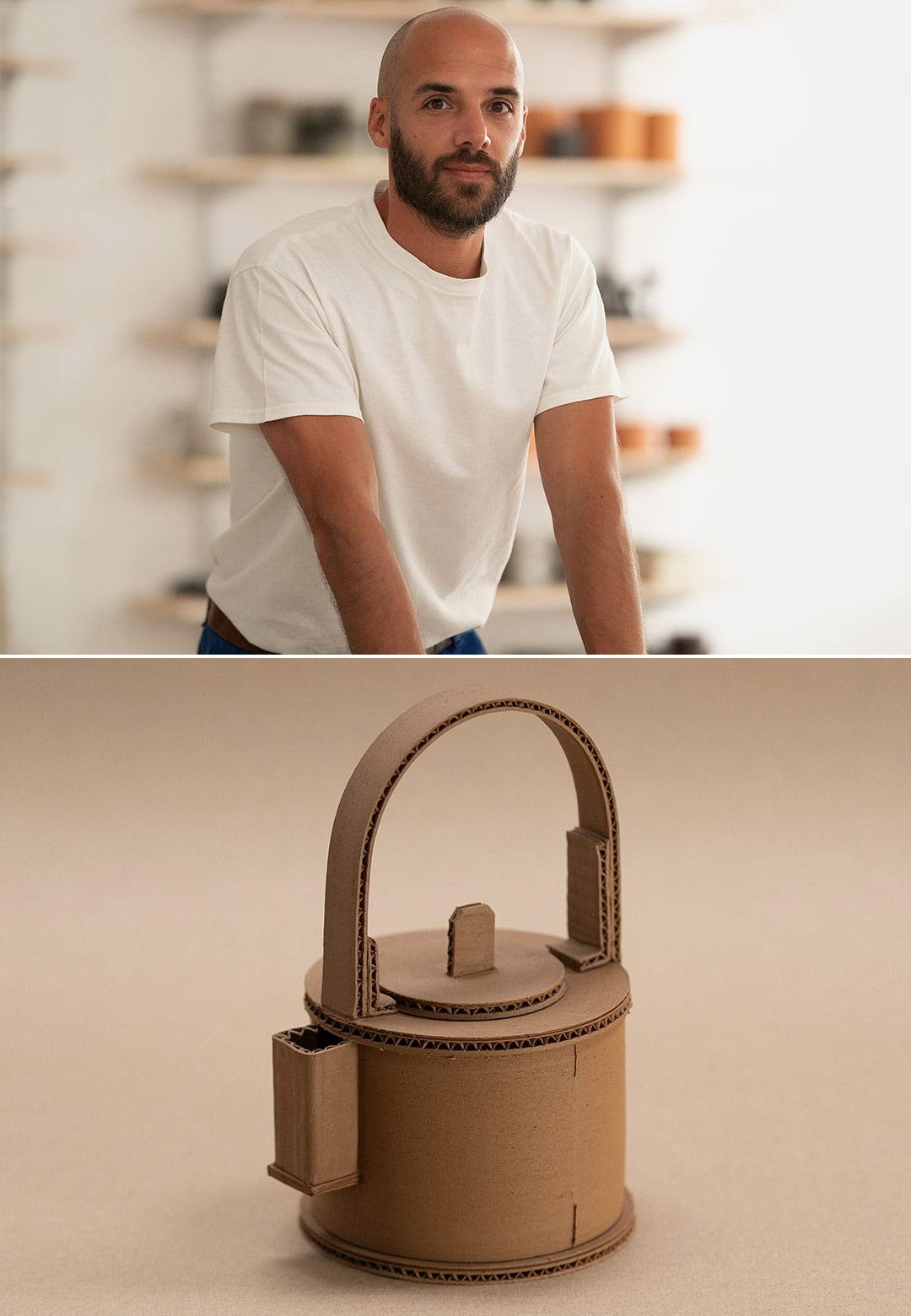 ‘Cardboard’ by Jacques Monneraud mimics everyday objects through ceramic art