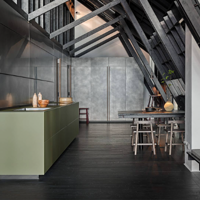 Neri&Hu installs &lsquo;The Hearth&rsquo; within Valcucine&rsquo;s showroom in Milan