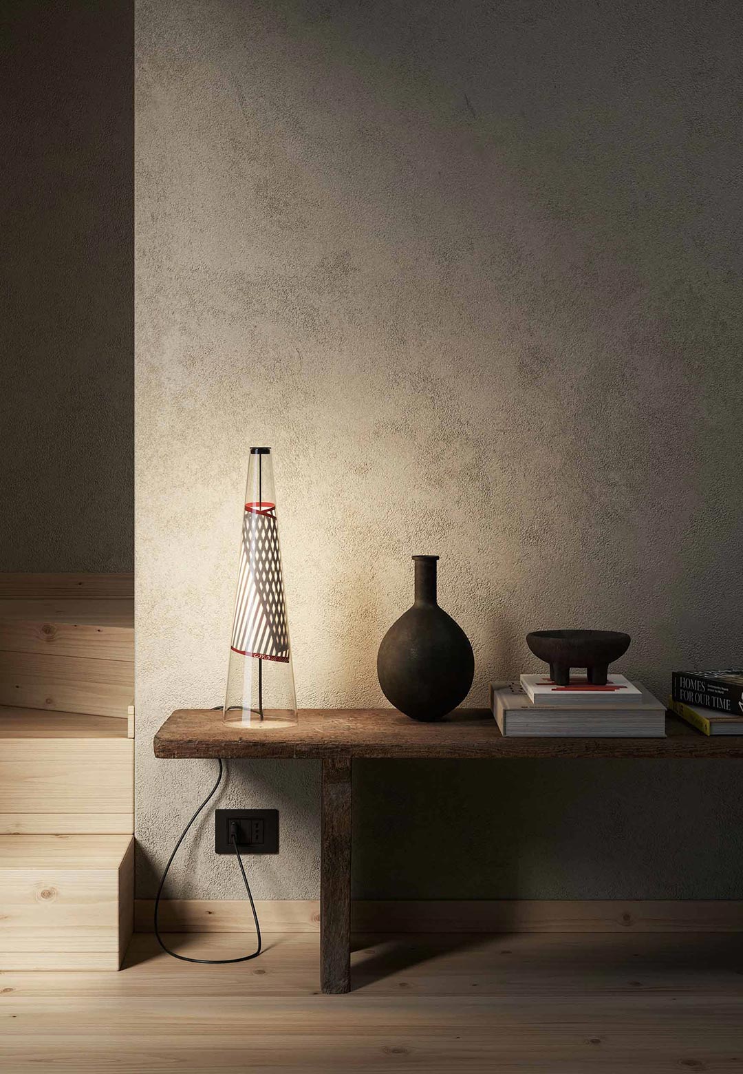 Lodes x Ron Arad expand the 'Cono di Luce' collection with a  table lamp