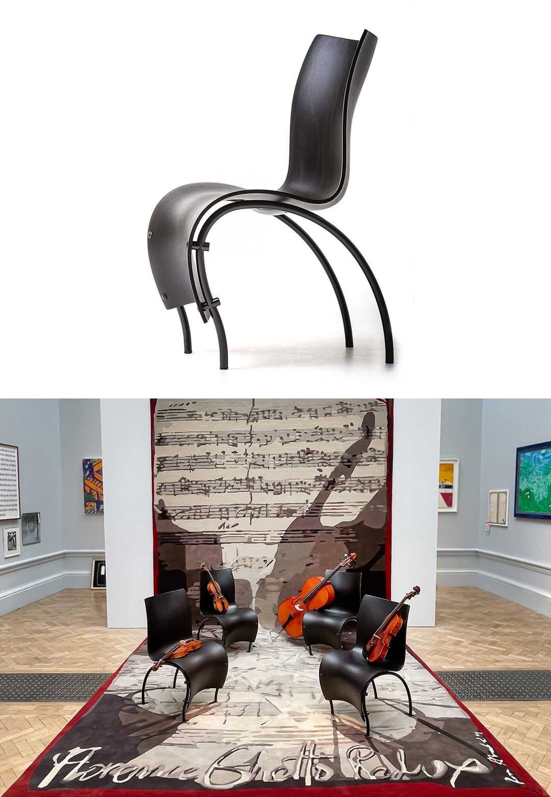 Ron Arad's ‘1Skin’ chair for Moroso pays tribute to the music of the Florence ghetto
