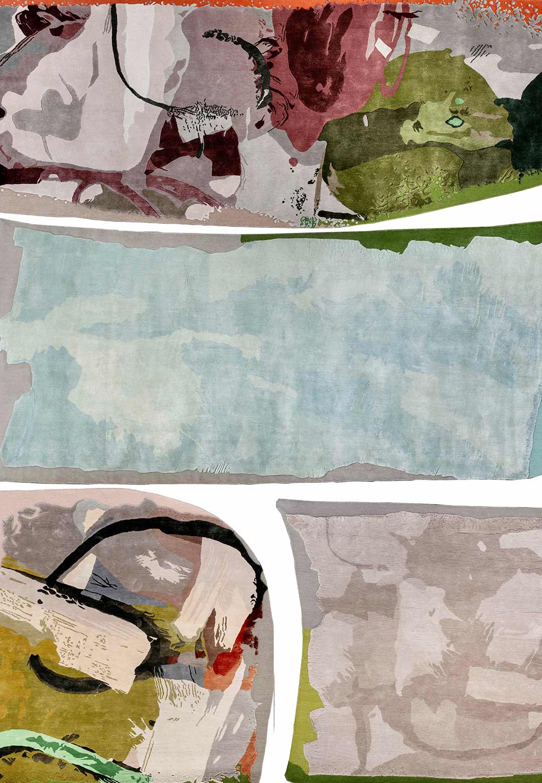 Draga & Aurel translates a mixed-media painting into the abstract ‘Astratto’ rug