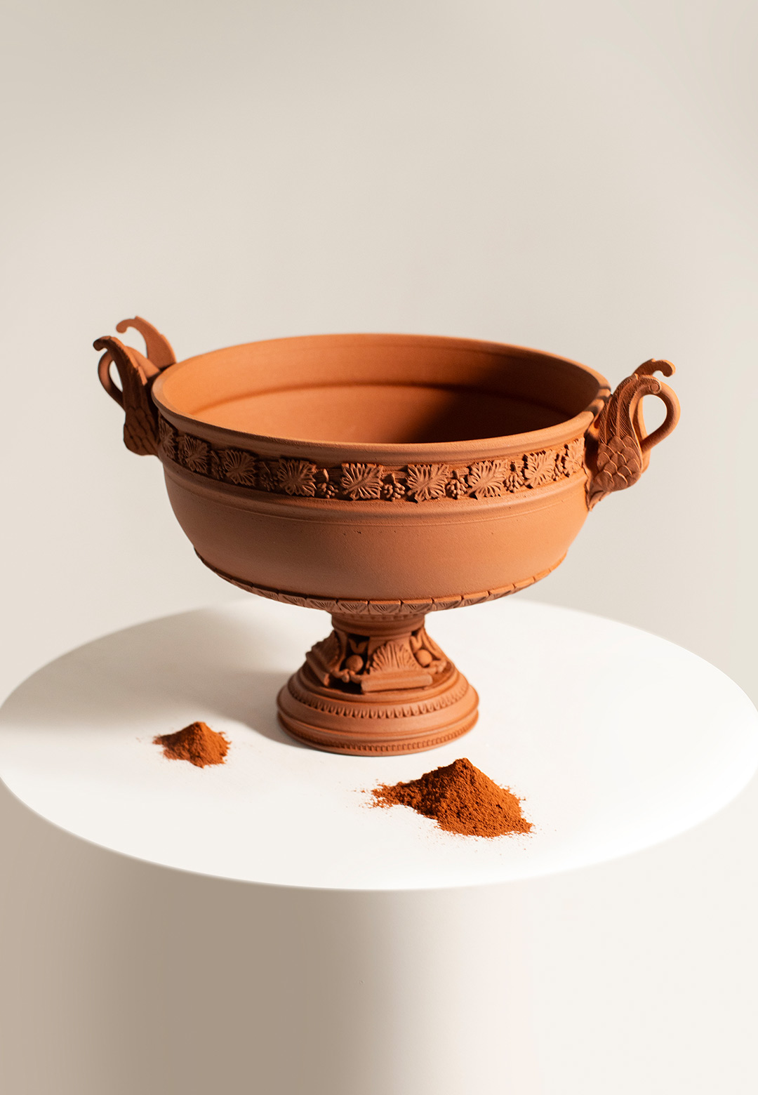 Jacques Monneraud recreates French Open trophy using Court Philippe-Chatrier's clay