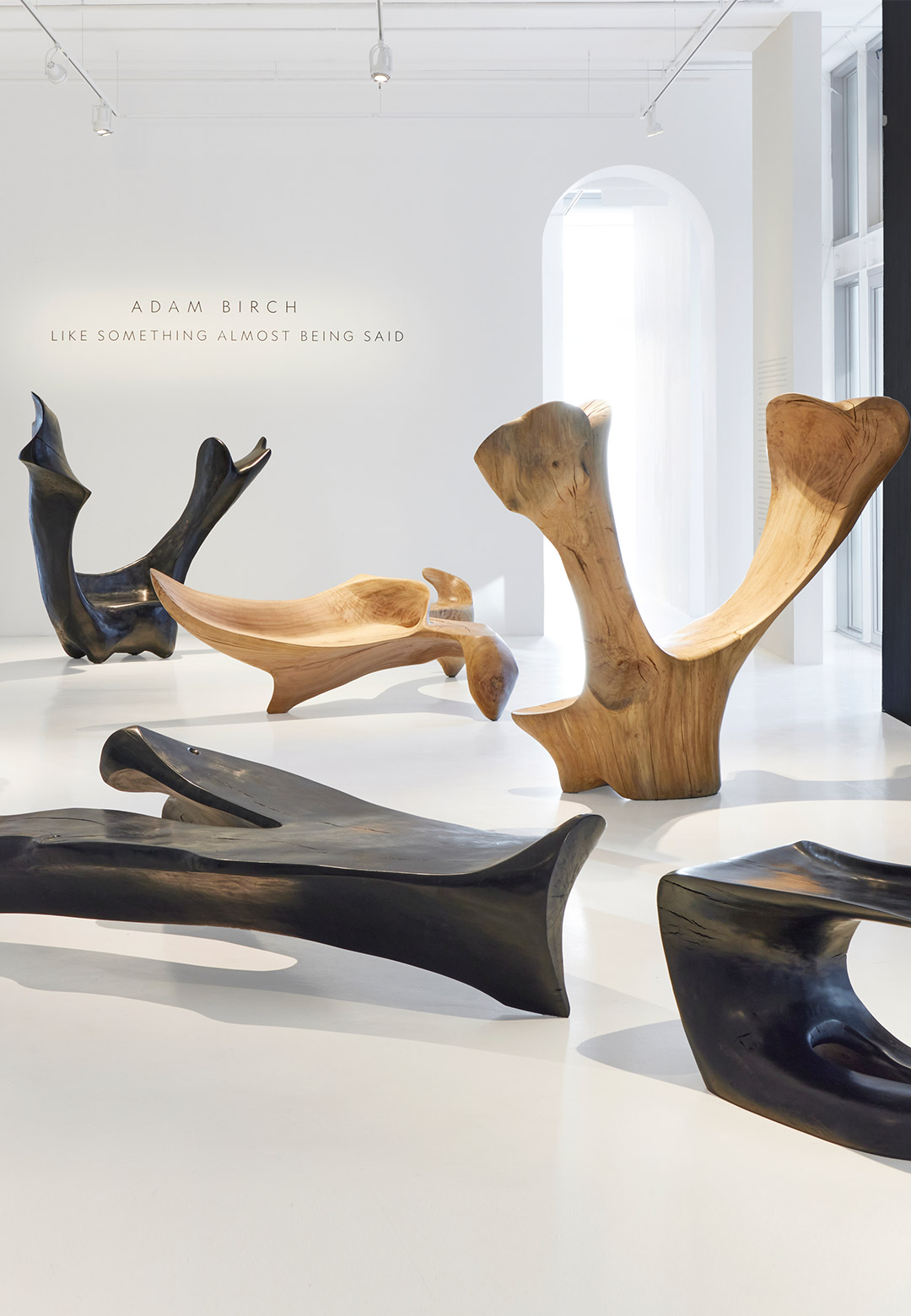 Adam Birch's sylvan sculptures articulate 'Like Something Almost Being Said'