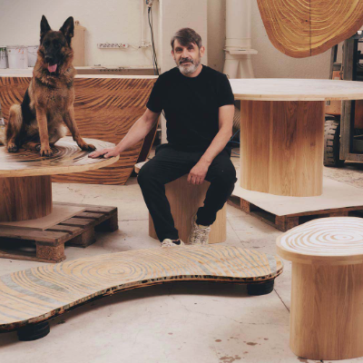 Francesco Perini captures the everlasting beauty of wood in 'Nucleo' at LDF 2024