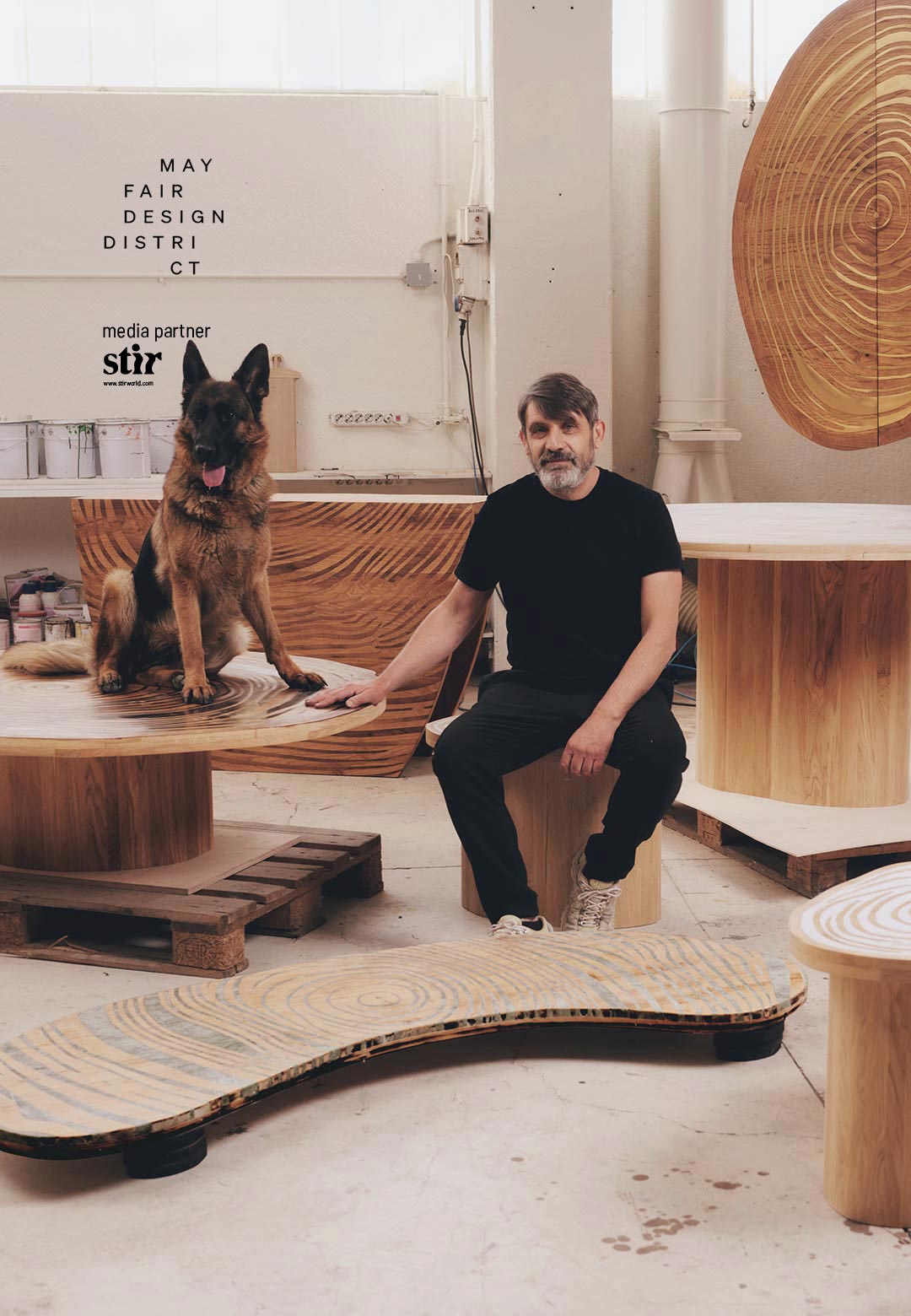 Francesco Perini captures the everlasting beauty of wood in 'Nucleo' at LDF 2024