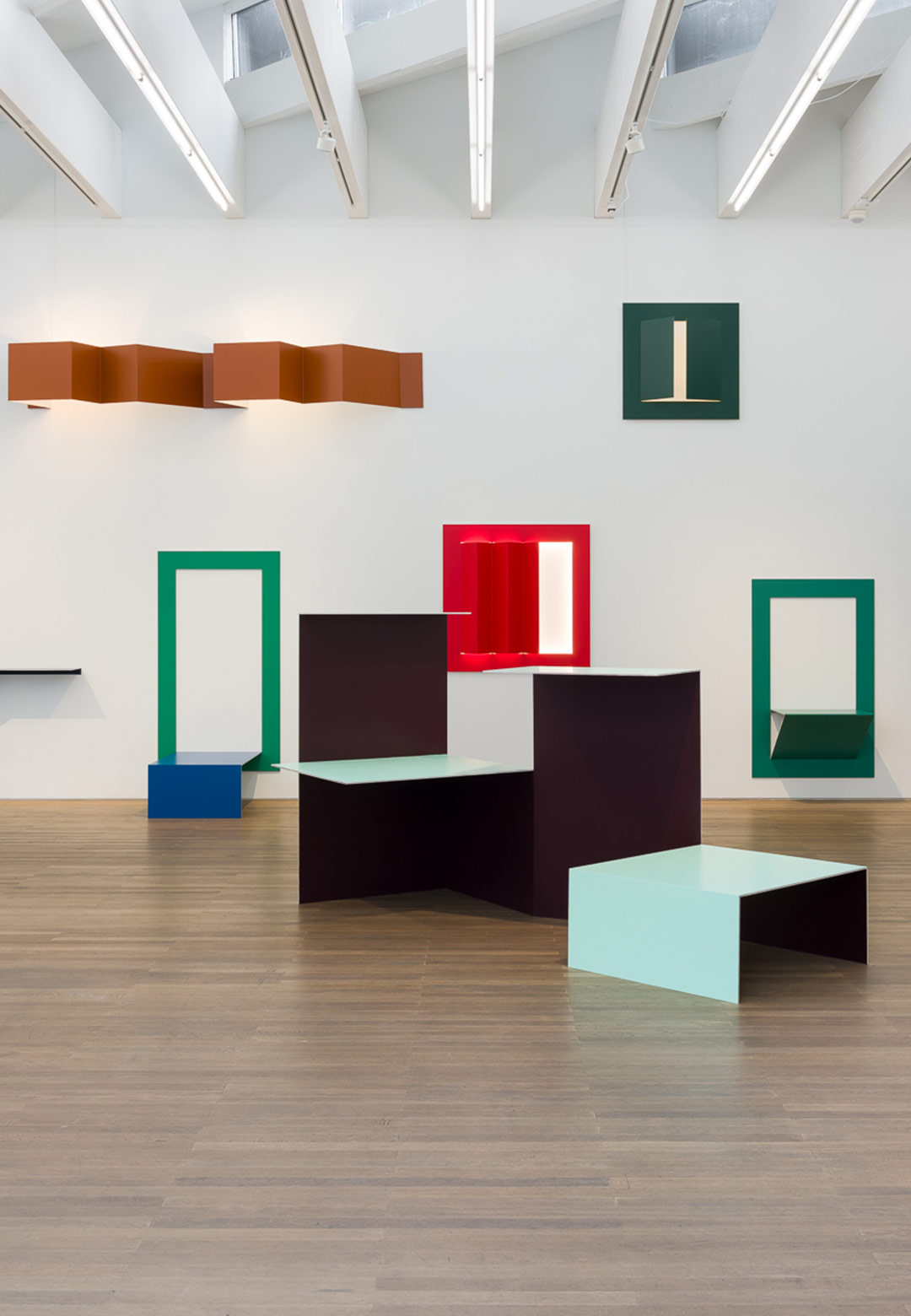 Muller Van Severen 'Frames' fictional compositions of light and colour in Antwerp