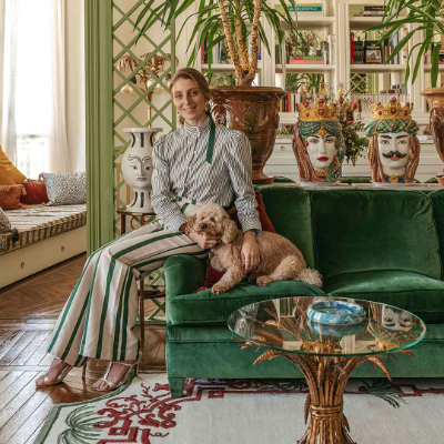Jaipur Rugs x Tatiana de Nicolay weave botanical tapestries with 'Jardins du Monde'